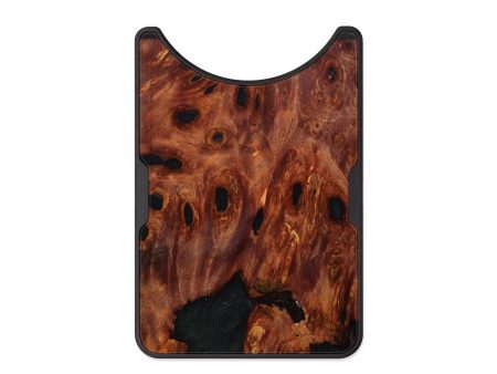 Alloy Burl Wood Wallet - Lennon (Wood Burl, 643525) Supply