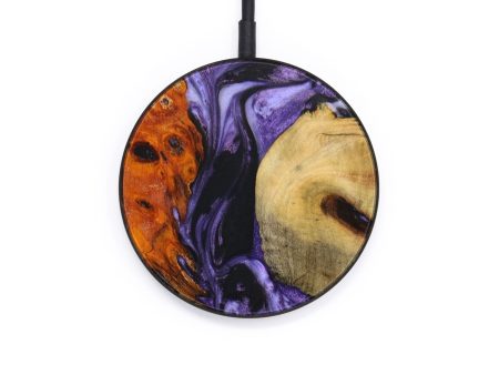 Circle Wood+Resin Wireless Charger - Killian (Artist Pick, 640534) For Sale