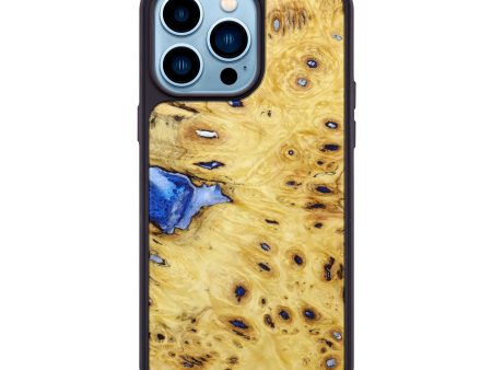 iPhone 14 Pro Max Wood+Resin Phone Case - Rachel (Wood Burl, 642901) For Cheap