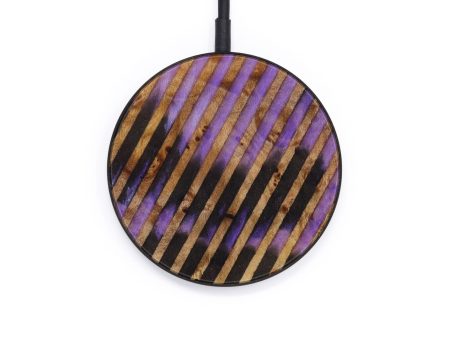 Circle Wood+Resin Wireless Charger - Ted (Pattern, 643143) Sale