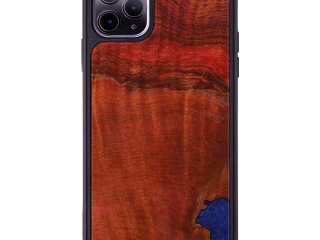 iPhone 11 Pro Max Wood+Resin Phone Case - Jean (Wood Burl, 642919) Online Sale