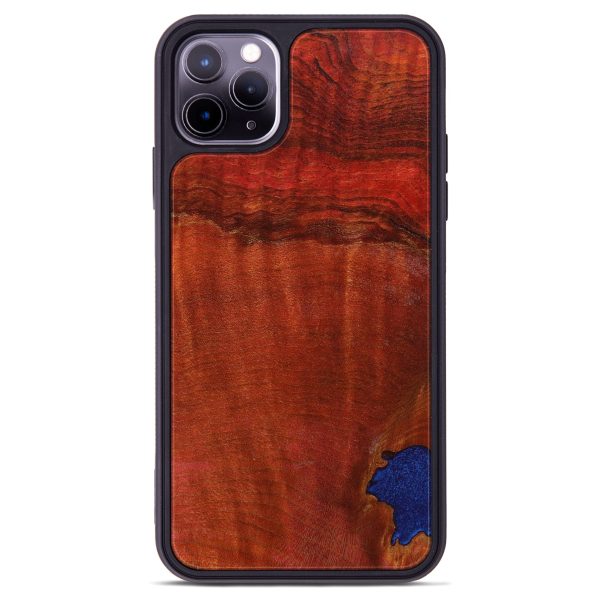 iPhone 11 Pro Max Wood+Resin Phone Case - Jean (Wood Burl, 642919) Online Sale