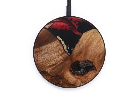 Circle Wood+Resin Wireless Charger - Kerry (Red, 643000) Hot on Sale