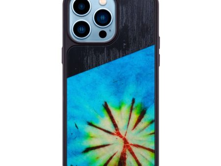 iPhone 14 Pro Max Wood+Resin Phone Case - Bruce (Artist Pick, 640792) For Cheap