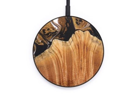 Circle Wood+Resin Wireless Charger - Florence (Black & White, 642647) For Discount