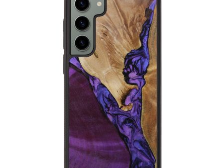 Galaxy S23 Plus Wood+Resin Phone Case - Ian (Mosaic, 642513) Fashion