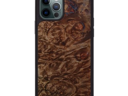 iPhone 12 Pro Wood+Resin Phone Case - Cooper (Wood Burl, 642904) For Discount