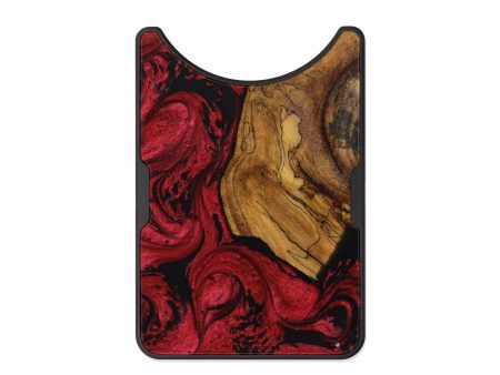 Alloy Wood+Resin Wallet - Andy (Red, 642774) Online