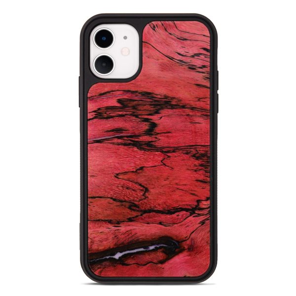 iPhone 11 Wood+Resin Phone Case - Ben (Wood Burl, 642887) Sale