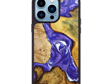 iPhone 14 Pro Max Wood+Resin Phone Case - Angie (Mosaic, 640760) For Cheap