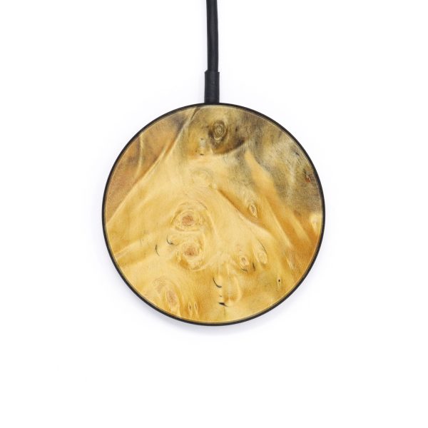 Circle Burl Wood Wireless Charger - Olivia (Wood Burl, 643515) Online now