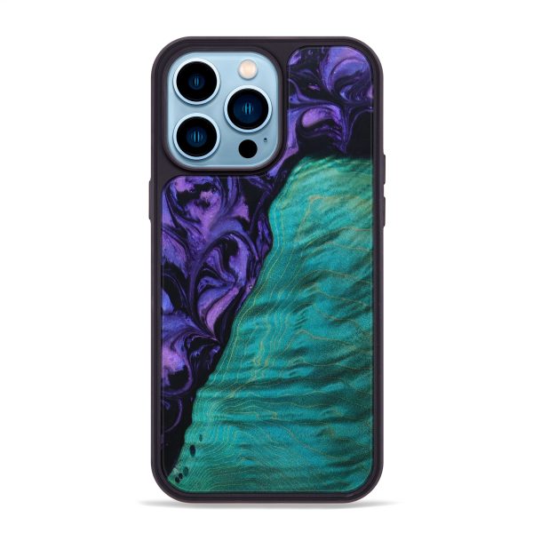 iPhone 14 Pro Max Wood+Resin Phone Case - Kassandra (Artist Pick, 642518) Cheap