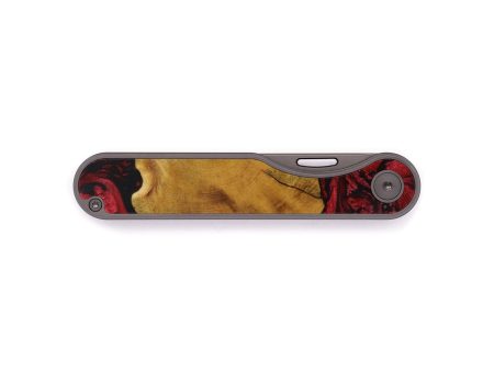 Minimalist Wood+Resin Pocket Knife - Milani (Red, 643007) Online now