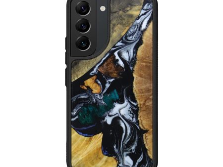 Galaxy S22 Wood+Resin Phone Case - Brandi (Mosaic, 642752) Supply