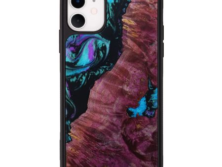 iPhone 11 Wood+Resin Phone Case - Farrah (Artist Pick, 642760) Fashion