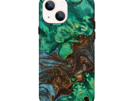 iPhone 14 Wood+Resin Live Edge Phone Case - Dwight (Artist Pick, 643067) Cheap