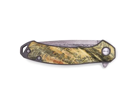 EDC Burl Wood Pocket Knife - Maximus (Wood Burl, 643482) Hot on Sale