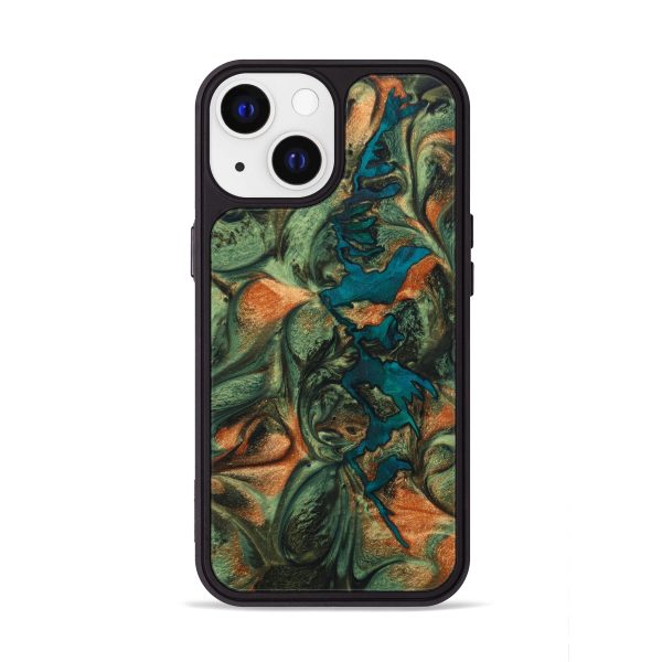 iPhone 13 Wood+Resin Phone Case - Allen (Pattern, 642744) For Cheap