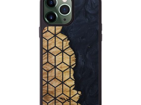 iPhone 13 Pro Max Wood+Resin Phone Case - Antonio (Pattern, 642742) Online now