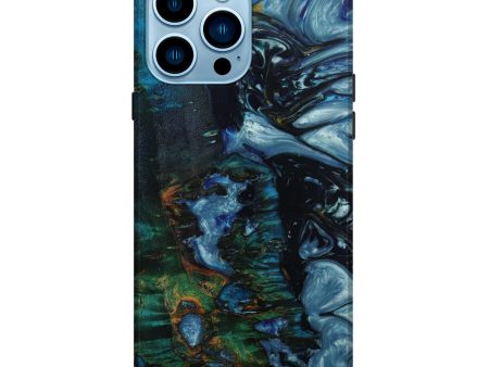 iPhone 14 Pro Max Wood+Resin Live Edge Phone Case - Floyd (Artist Pick, 643162) Hot on Sale