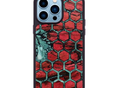 iPhone 14 Pro Max Wood+Resin Phone Case - Imani (Pattern, 642737) Fashion