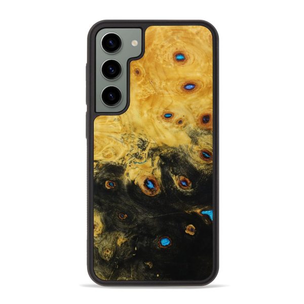 Galaxy S23 Plus Wood+Resin Phone Case - Gianna (Wood Burl, 642935) Cheap