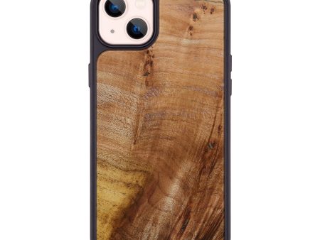 iPhone 14 Plus Wood+Resin Phone Case - Amiyah (Wood Burl, 642913) For Sale