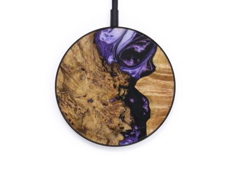 Circle Wood+Resin Wireless Charger - Latasha (Mosaic, 640533) Sale