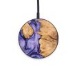 Circle Wood+Resin Wireless Charger - Sutton (Purple, 640550) Cheap