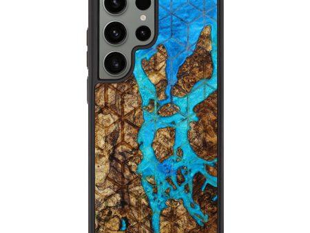 Galaxy S23 Ultra Wood+Resin Phone Case - Aisha (Pattern, 638487) For Discount