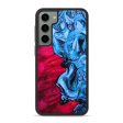 Galaxy S23 Plus Wood+Resin Phone Case - Rochelle (Blue, 642633) on Sale