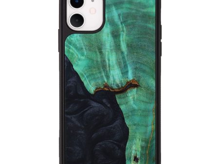 iPhone 11 Wood+Resin Phone Case - Trenton (Galaxy, 638327) Online Hot Sale