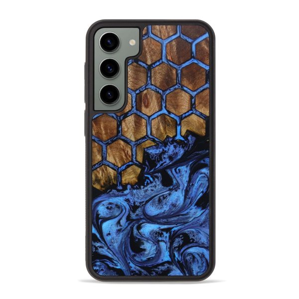 Galaxy S23 Plus Wood+Resin Phone Case - Raymond (Pattern, 643212) Sale