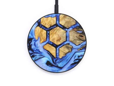 Circle Wood+Resin Wireless Charger - Christine (Pattern, 637880) Online Hot Sale