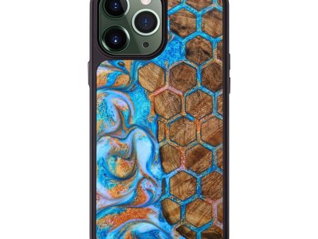 iPhone 13 Pro Max Wood+Resin Phone Case - Caitlyn (Pattern, 638383) For Discount