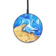 Circle Wood+Resin Wireless Charger - Gertrude (Blue, 637837) Cheap