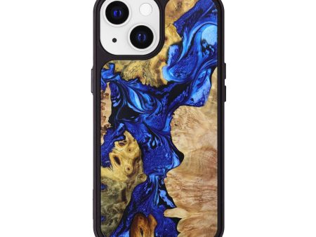 iPhone 13 Wood+Resin Phone Case - Neal (Mosaic, 638181) For Sale