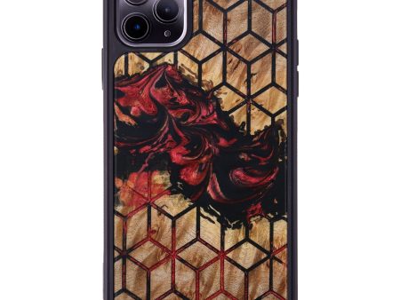 iPhone 11 Pro Max Wood+Resin Phone Case - Kenzie (Pattern, 637671) For Discount