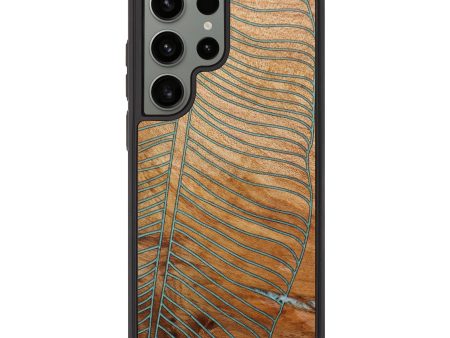 Galaxy S23 Ultra Wood+Resin Phone Case - Ace (Spring, 640313) Discount