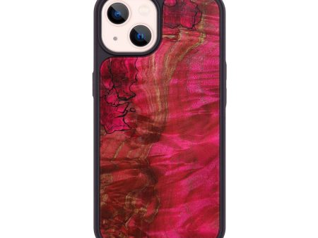 iPhone 14 Wood+Resin Phone Case - Beulah (Maple Burl, 641417) For Sale