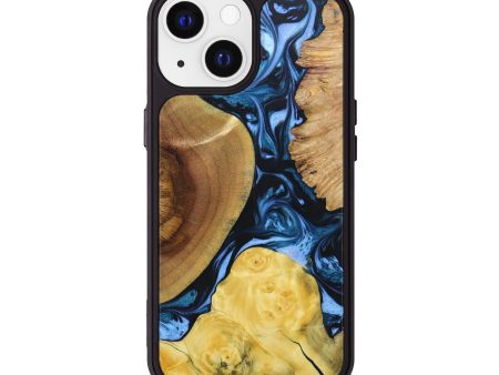 iPhone 13 Wood+Resin Phone Case - Sophia (Mosaic, 641270) Fashion