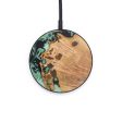 Circle Wood+Resin Wireless Charger - Mabel (Green, 637890) Online Sale