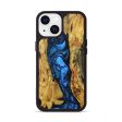 iPhone 13 Wood+Resin Phone Case - Griffin (Blue, 639501) Sale