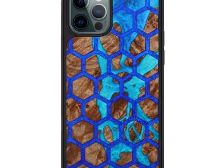 iPhone 12 Pro Wood+Resin Phone Case - Charity (Pattern, 640099) Fashion