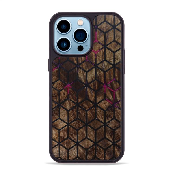 iPhone 14 Pro Max Wood+Resin Phone Case - Sharyn (Pattern, 639183) Online