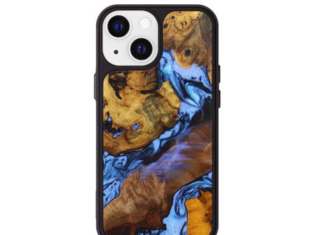 iPhone 13 mini Wood+Resin Phone Case - Carissa (Mosaic, 639801) Discount