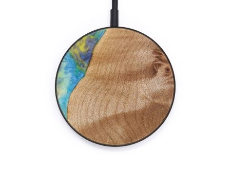 Circle Burl Wood Wireless Charger - Wilbur (Wood Burl, 643443) For Cheap