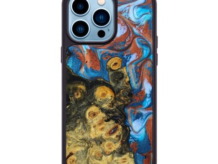 iPhone 14 Pro Max Wood+Resin Phone Case - Gabriel (Artist Pick, 639364) on Sale