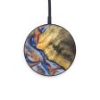 Circle Wood+Resin Wireless Charger - Diamond (Teal & Gold, 640151) Sale