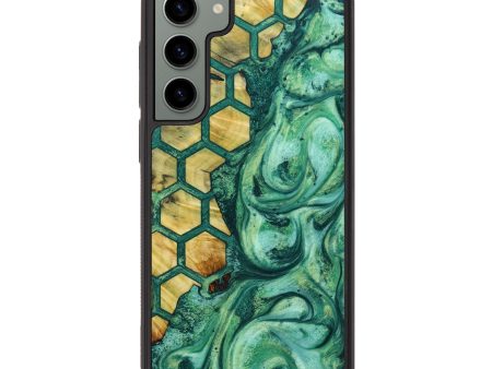 Galaxy S23 Plus Wood+Resin Phone Case - Maliyah (Pattern, 641290) For Discount